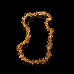 Amber Baby Teething Necklace - Chips Shape Beads BN029