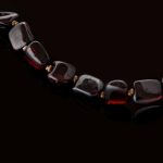 Amber Baby Teething Necklace - Flat Shape Beads BN020 - Image 2