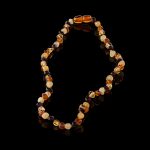 Amber Baby Teething Necklace - Standard Baroque Beads BN016