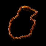 Amber Baby Teething Necklace - Standard Baroque Beads BN019