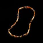 Amber Necklace - Cylinder Beads CYLN006
