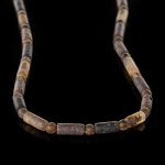 Amber Necklace - Matte Cylinder Beads CYLN005 - Image 2