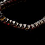Amber Necklace - Snake Chain Beads SNAKE007 - Image 2