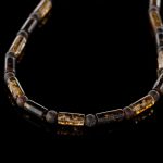 Amber Necklace - Cylinder Beads CYLN004 - Image 2