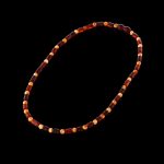 Amber Necklace - Matte Cylinder Beads CYLN003 - Image 3