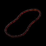 Amber Necklace - Faceted Rondelle Disc Beads DIN005