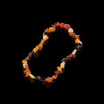 Amber Baby Teething Necklace - Chips & Flat Shape Beads BN083