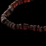 Amber Baby Teething Necklace - Matte Circle Tablet Shape Beads BN076 - Image 2