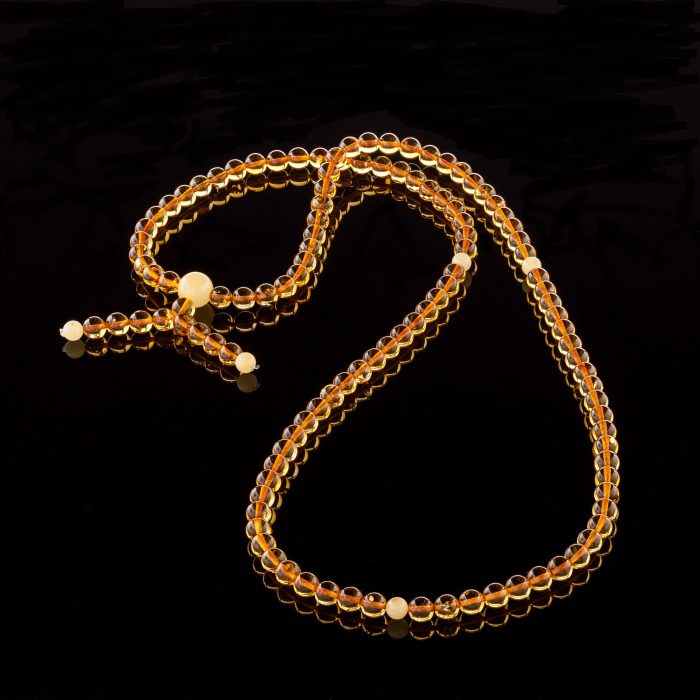 108 Amber Mala Prayer Beads BPB012 - Image 2