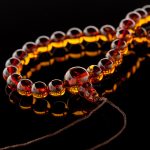 108 Amber Mala Prayer Beads BPB011 - Image 3