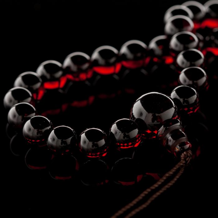 108 Amber Mala Prayer Beads BPB010 - Image 3