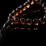 Islamic Muslim Tasbih Amber Prayer Beads - Faceted Round Beads IPB010 - Image 2