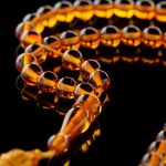 Islamic Muslim Tasbih Amber Prayer Beads - Round Beads IPB003-1 - Image 2