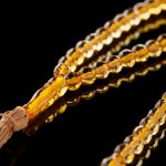 Islamic Muslim Tasbih Amber Prayer Beads - Faceted Round Beads IPB011 - Image 2