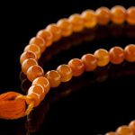 Islamic Muslim Tasbih Amber Prayer Beads - Round Beads IPB001-2 - Image 2