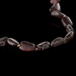 Amber Baby Teething Necklace - Matte Flat Shape Beads BN052 - Image 2