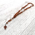 Christian Amber Rosaries - Matte Round Beads ROS008 - Image 3