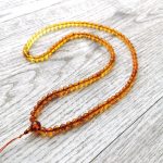 108 Amber Mala Prayer Beads BPB019