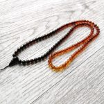 108 Amber Mala Prayer Beads BPB020