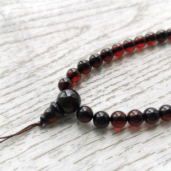 108 Amber Mala Prayer Beads BPB020 - Image 3