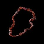 Amber Baby Teething Necklace - Matte Flat Shape Beads BN051