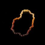 Amber Baby Teething Necklace - Matte Standard Baroque Beads BN062