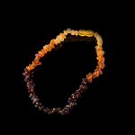 Amber Baby Teething Necklace - Matte Chips Shape Beads BN046