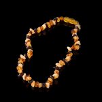 Amber Baby Teething Necklace - Matte Chips Shape Beads BN047