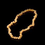 Amber Baby Teething Necklace - Matte Chips Shape Beads BN045