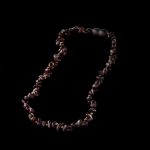 Amber Baby Teething Necklace - Matte Chips Shape Beads BN043