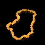 Amber Baby Teething Necklace - Matte Chips Shape Beads BN040