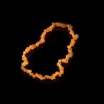 Amber Baby Teething Necklace - Matte Chips Shape Beads BN041