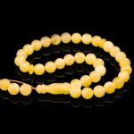 Islamic Muslim Tasbih Amber Prayer Beads - Round Beads IPB001
