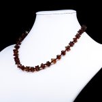 Amber Necklace - Hedgehog Cubic Beads HEDGN009