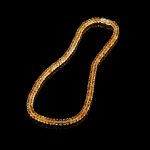 Amber Necklace - Faceted Rondelle Disc Beads DIN002