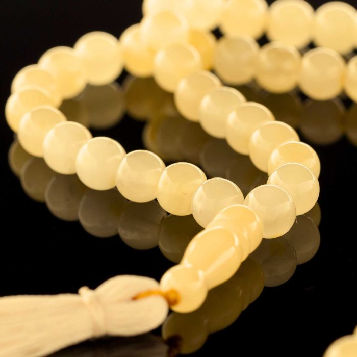Islamic Muslim Tasbih Amber Prayer Beads - Round Beads IPB001 - Image 5