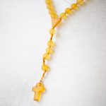 Christian Amber Rosaries - Matte Round Beads ROS004 - Image 2
