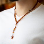 Christian Amber Rosaries - Matte Round Beads ROS008