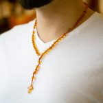 Christian Amber Rosaries - Round Beads ROS005