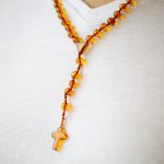 Christian Amber Rosaries - Round Beads ROS005 - Image 2