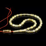 Islamic Muslim Tasbih Amber Prayer Beads - Barrel Beads IPB019