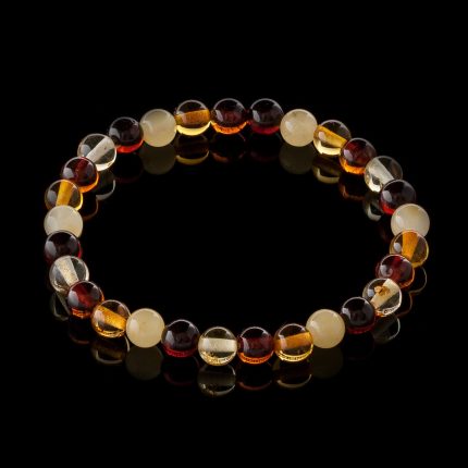 Amber Bracelet - Round Beads BRA005