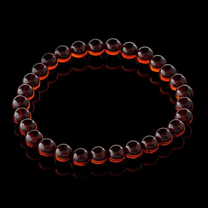 Amber Bracelet - Round Beads BRA008 - Image 2