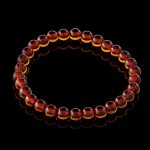 Amber Bracelet - Round Beads BRA009 - Image 3