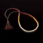 Islamic Muslim Tasbih Amber Prayer Beads - Faceted Round Beads IPB016