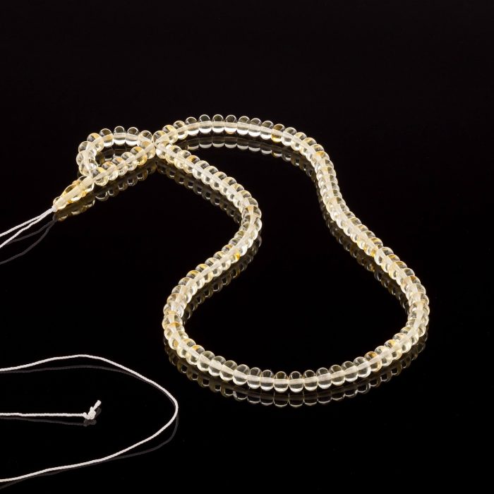 Islamic Muslim Tasbih Amber Prayer Beads - Disc Rondelle Beads IPB018 - Image 4