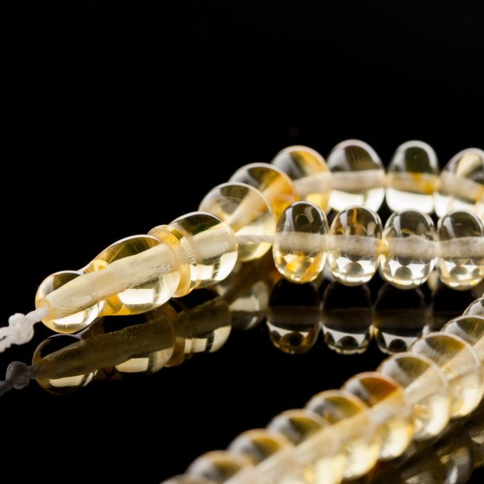 Islamic Muslim Tasbih Amber Prayer Beads - Disc Rondelle Beads IPB018 - Image 5