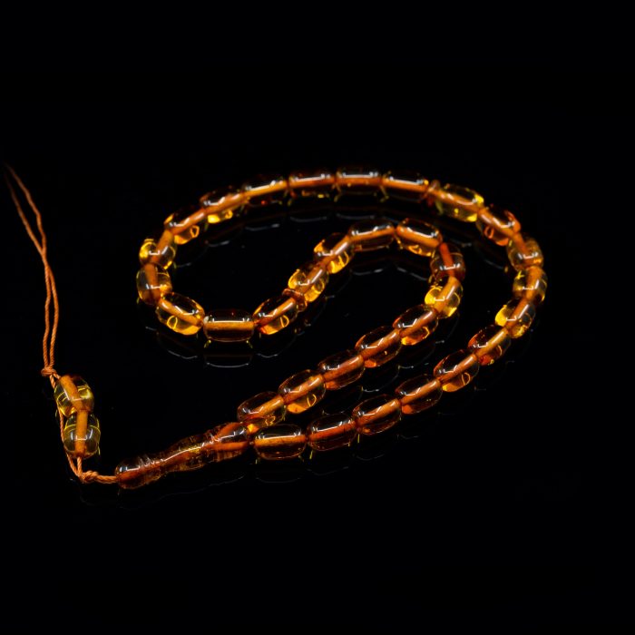 Islamic Muslim Tasbih Amber Prayer Beads - Capsule Beads IPB020 - Image 3