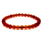 Amber Bracelet - Round Beads BRA008