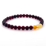 Amber Bracelet - Round Beads BRA014 - Image 2